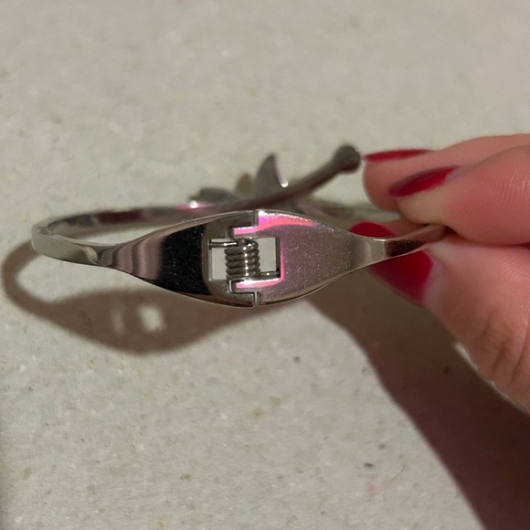 Silver Butterfly Bracelet - Picture 4 of 5